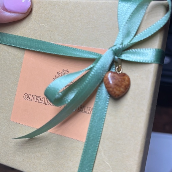 Black Onyx & Sterling Silver Bracelet w/ Antique SS Charm - Picture 6 of 7